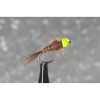 Fluro Chartreuse Brown Nymph