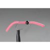 Black Tungsten Pink Rubber Worm