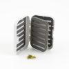 Stalker Double Sided White Slit Foam with Leaf Insert Fly Box 24