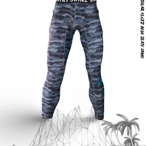 Solar Flex UVPro Blue Slate Camo Leggings