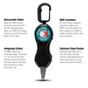 Alternative view of Boomerang Tool Company Long SNIP Line Cutter Fly Fishing Accessory for Trimming Flies and Fishing Line