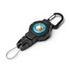 Fishing Boomerang Tool Company Retractable Gear Tether with a Universal Easy Change End Fitting - Small (24'" / 4oz.) - Carabiner